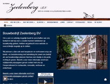 Tablet Screenshot of bouwbedrijf-zeelenberg.nl